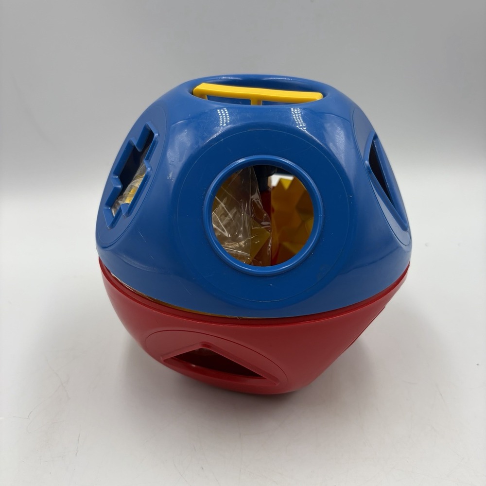 Tupperware Shape-O-Ball Shape Sorter Ball Toy, Shapes Theme, Red/Blue/Yellow